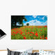 Summer Poppy Field Wall Mural