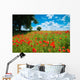 Summer Poppy Field Wall Mural