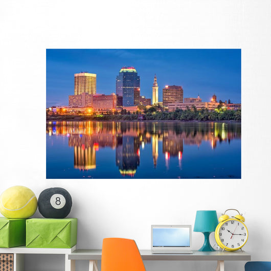 Springfield Massachusetts USA Skyline Wall Decal