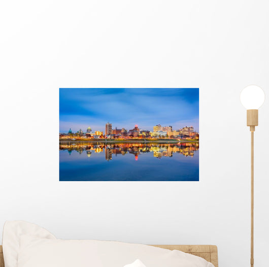 Harrisburg Pennsylvania USA Skyline Wall Decal