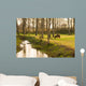 Pony Grazing in Rural Setting Wall Mural