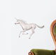 Galloping Magical Unicorn Wall Decal