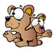 Cartoon Bear cubs Wall Decal