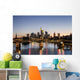 Frankfurt Skyline at Night Wall Decal