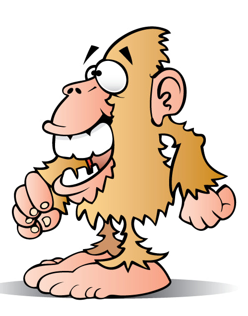 Cartoon Bigfoot Wall Decal