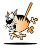 Cartoon Cat Wall Decal