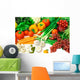 Vegetables and Fruits Arrangement Wall Mural