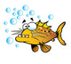 Cartoon Catfish Wall Decal