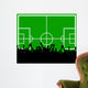 spielfeld mit fussballfans Wall Mural
