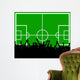 spielfeld mit fussballfans Wall Mural