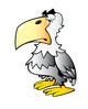 Cartoon Eagle Wall Decal