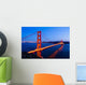 Golden Gate Bridge at night Wall Mural