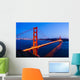 Golden Gate Bridge at night Wall Mural