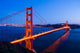 Golden Gate Bridge at night Wall Mural