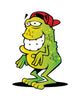 Cartoon Froggy Standing up Wall Decal