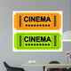 Cinema Ticket Wall Decal
