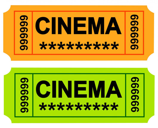 Cinema Ticket Wall Decal