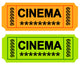 Cinema Ticket Wall Decal