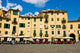 Piazza Anfiteatro square in Lucca Toscane Wall Mural