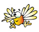 Cartoon Hummingbird Wall Decal