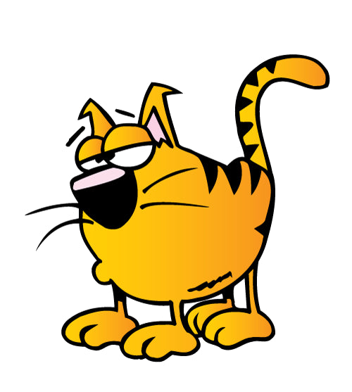 Cartoon Kitty Wall Decal