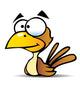 Cartoon Lil Bird Wall Decal