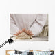 Chef kneading dough. Wall Mural