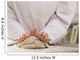 Chef kneading dough. Wall Mural