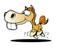 Cartoon Lil Horse Wall Decal