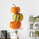 three colorful pumpkins Wall Decal