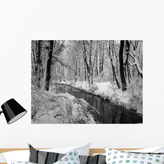 Eisbach Snow Wall Decal