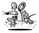 Cartoon Mouse Wall Decal