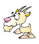 Cartoon Nanny Goat Wall Decal