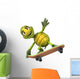 Turtle Skateboard Wall Decal