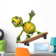 Turtle Skateboard Wall Decal