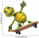 Turtle Skateboard Wall Decal