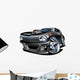 Cartoon Retro Hot Rod Wall Decal