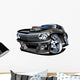 Cartoon Retro Hot Rod Wall Decal