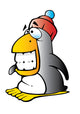 Cartoon Penguin Wall Decal