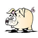 Cartoon Pig Wall Decal