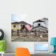 Houses Damaged Hurricane Katrina Wall Decal