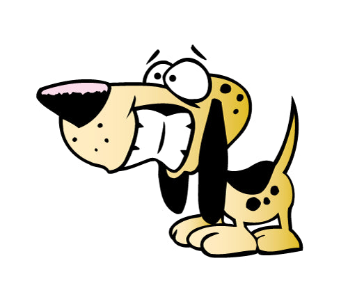 Cartoon Dog Smiling Wall Decal