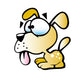 Cartoon Puppy Wall Decal
