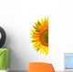 Sunflower on a white background Wall Decal