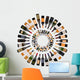 wine bottles vortex Wall Decal