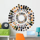 wine bottles vortex Wall Decal