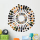 wine bottles vortex Wall Decal