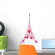 Love in Eiffel tower Wall Decal