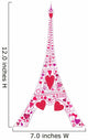 Love in Eiffel tower Wall Decal