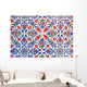 Turkish Tile Background Wall Mural